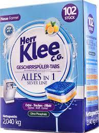 Таблетки для посудомоечных машин Herr Klee, 102 стиков (Шаранговича 25) - фото 1 - id-p206479594