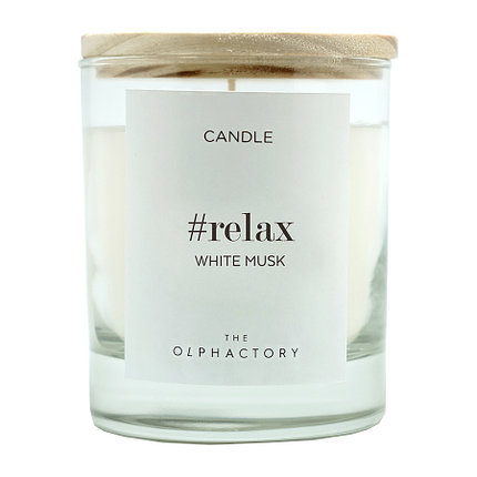 Свеча ароматическая The Olphactory, Relax, Whitw Musk, 40 ч, фото 2