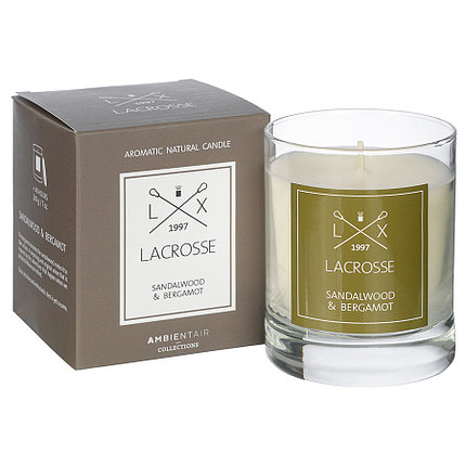 Свеча ароматическая Lacrosse, Sandalwood & Bergamot, 40 ч, фото 2