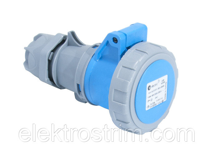 3121-304-0900 3x16A Розетка силовая кабельная переносная (2P+PE) IP67 TP ELECTRIC, Турция