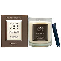 Свеча ароматическая Lacrosse, Sandalwood & bergamot, 60 ч