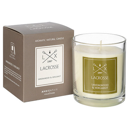 Свеча ароматическая Lacrosse, Sandalwood & bergamot, 60 ч, фото 2