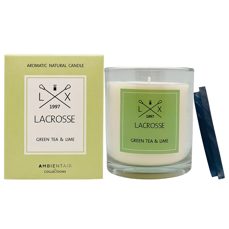 Свеча ароматическая Lacrosse, Green Tea & Lime, 60 ч