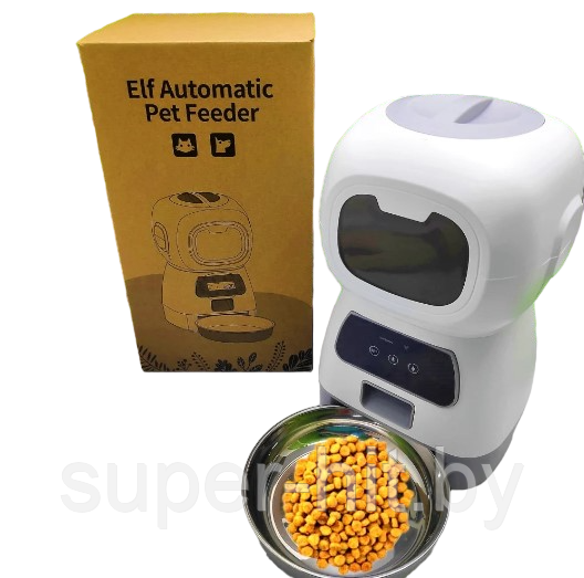 Автоматическая кормушка для домашних питомцев Elf Automatic Pet feeder с Wi-Fi и управлением через смартфон - фото 4 - id-p206481589
