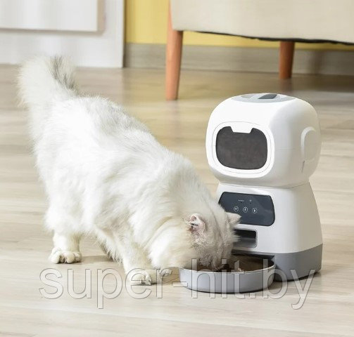 Автоматическая кормушка для домашних питомцев Elf Automatic Pet feeder с Wi-Fi и управлением через смартфон - фото 6 - id-p206481589