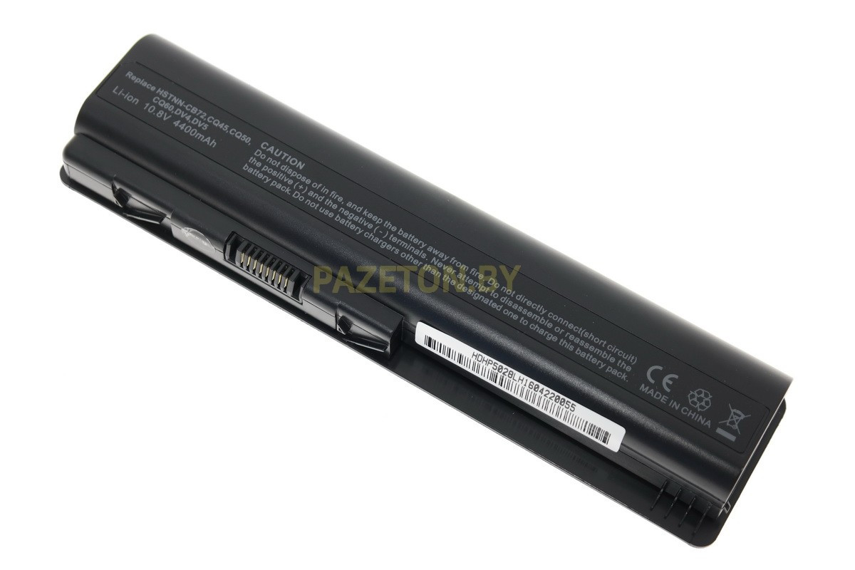 Батарея для ноутбука HP dv5-1200 dv5-1300 dv6-1000 dv6-1100 li-ion 10,8v 4400mah черный, фото 1