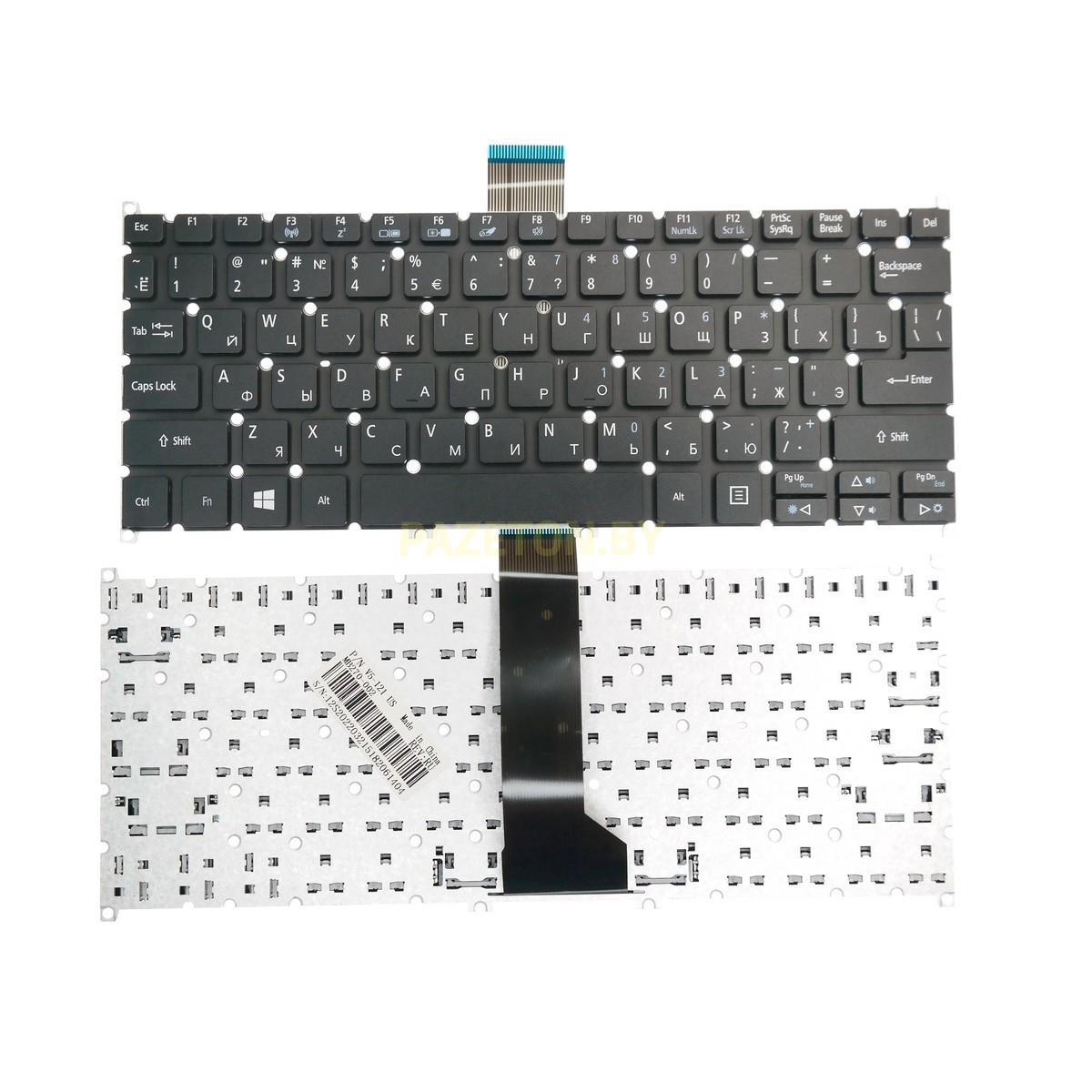 Клавиатура для ноутбука Acer Aspire V3-372 V5-122 V5-122P V5-132P черная