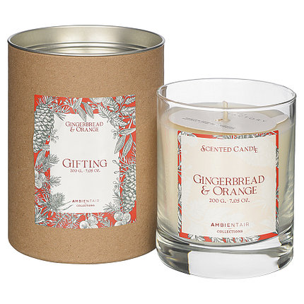 Свеча ароматическая Gifting, Gingerbread & Orange, 40 ч, фото 2