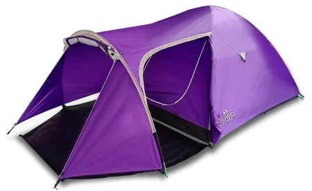 Палатка туристическая Сalviano ACAMPER MONSUN 4 purple - фото 1 - id-p206103900