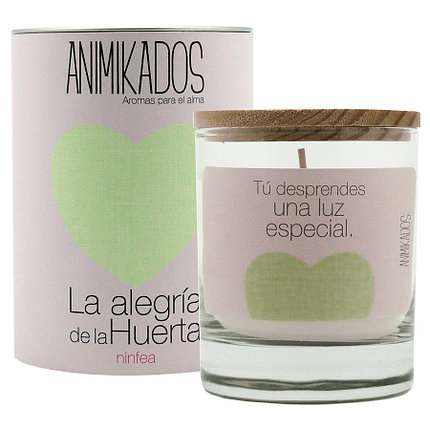 Свеча ароматическая Animikados, Lover of life, Белая кувшинка, 40 ч., фото 2