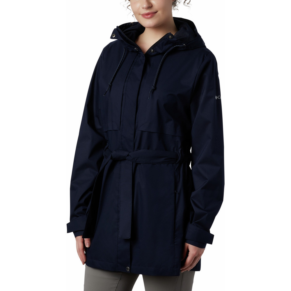 Куртка ветрозащитная женская софт-шелл Columbia Pardon My Trench тёмно-синий - фото 1 - id-p206622512