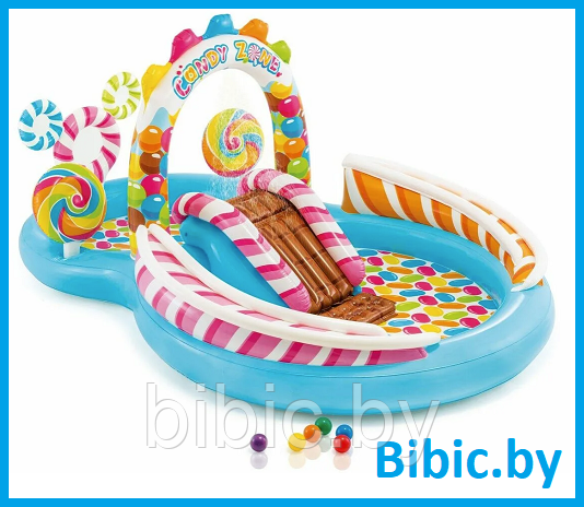 Детский надувной водный игровой центр INTEX,интекс 57149NP плавательный для игры купания детей малышей - фото 1 - id-p206626172