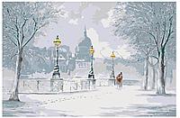 Живопись по номерам Зимний город Джефф Роуланд 40 x 60 | DR01 | SLAVINA