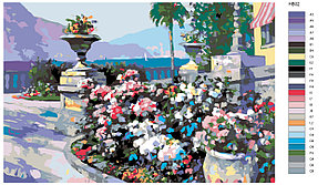 Живопись по номерам Цветущая бухта Говард Беренс 40 x 60 | HB02 | SLAVINA, фото 2