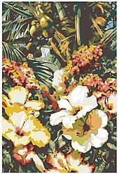 Картина по номерам Тропические цветы 40 x 60 | F21 | SLAVINA