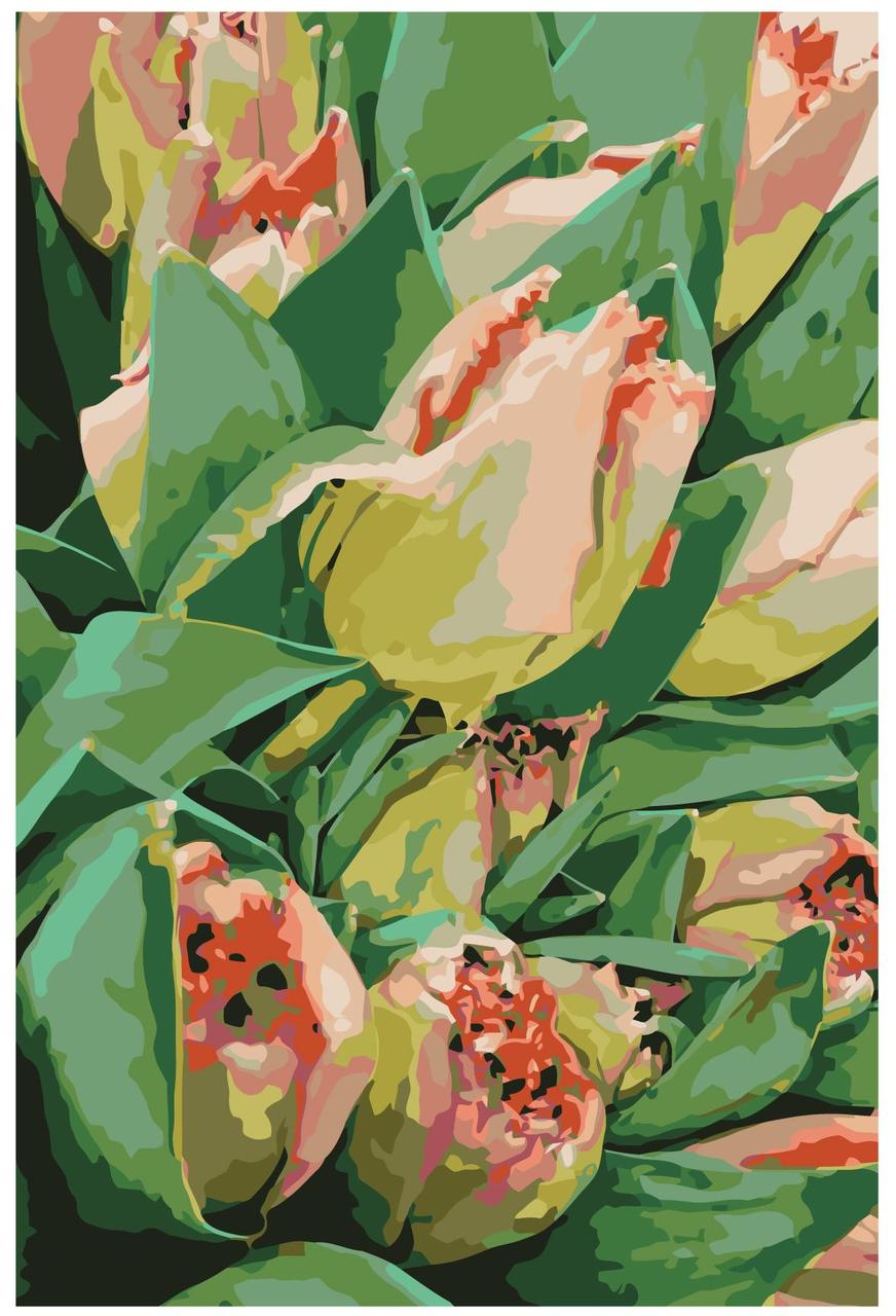 Картина по номерам Тюльпаны 40 x 60 | F41 | SLAVINA - фото 1 - id-p206626399