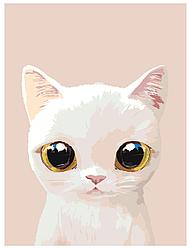 Раскраска по номерам Милый котенок 30 x 40 | A514 | SLAVINA
