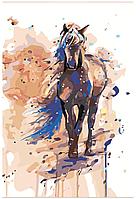 Картина по номерам Лошадь Абстракция 40 x 60 | ANNA-sem005 | SLAVINA