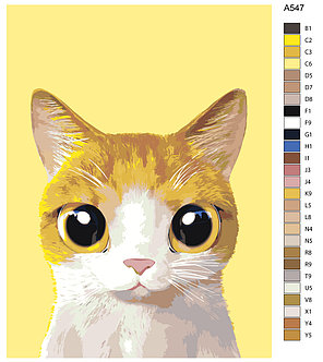 Картина по номерам Милый котенок 30 x 40 | A547 | SLAVINA, фото 2