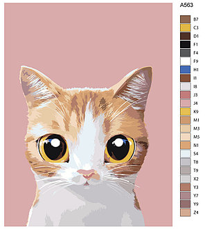 Картина по номерам Милый котенок 30 x 40 | A563 | SLAVINA, фото 2