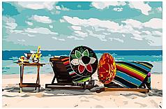 Картина по номерам Пляж в Мексике 40 x 60 | PP18 | SLAVINA