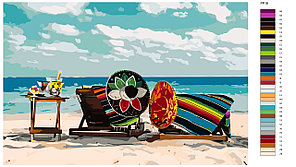 Картина по номерам Пляж в Мексике 40 x 60 | PP18 | SLAVINA, фото 2