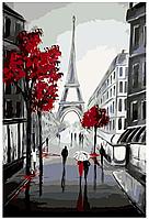 Рисование по номерам Осень в Париже 40 x 60 | RO80 | SLAVINA