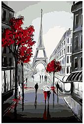 Рисование по номерам Осень в Париже  40 x 60 | RO80 | SLAVINA