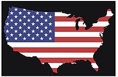 Живопись по номерам Карта США 40 x 60 | PA154 | SLAVINA