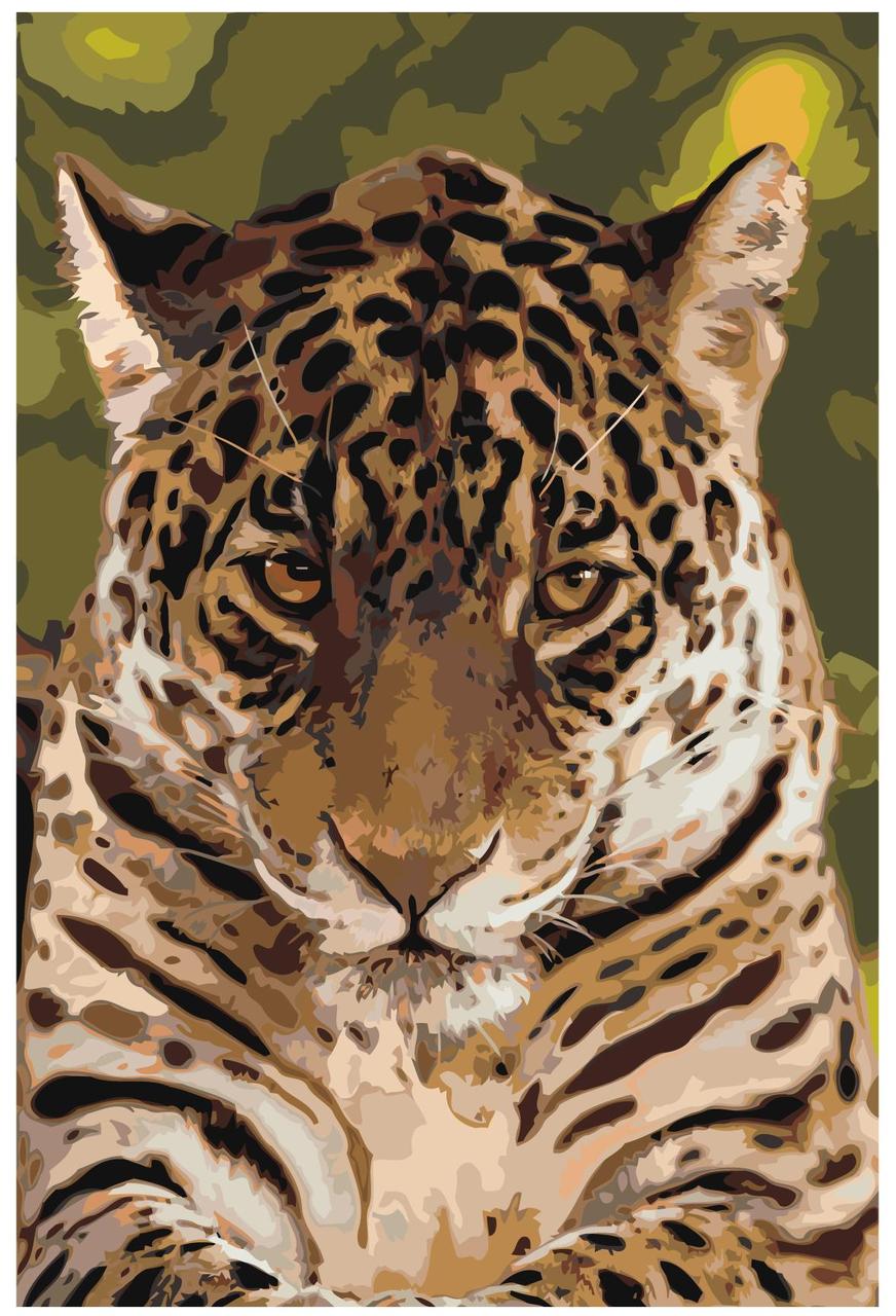 Картина по номерам Леопард 40 x 60 | Z-AB26 | SLAVINA