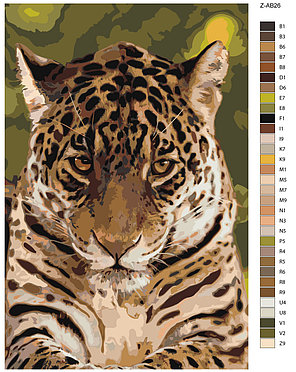 Картина по номерам Леопард 40 x 60 | Z-AB26 | SLAVINA, фото 2