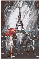 Живопись по номерам Влюбленные под зонтом в Париже 40 x 60 | RO17 | SLAVINA