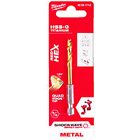 Сверло по металлу 5х93 мм (1 шт) Shokwave Red Hex HSS-G Tin Milwaukee (48894712)