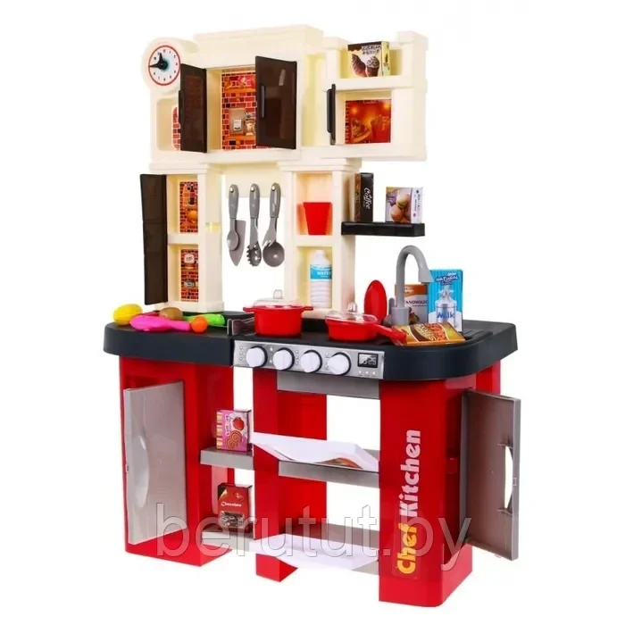 Кухня детская игровая, игровой набор 58 предметов - фото 3 - id-p206627651