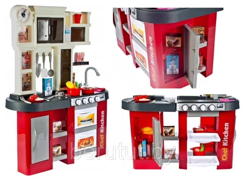 Кухня детская игровая, игровой набор 58 предметов - фото 7 - id-p206627651