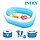 Детский надувной бассейн Дельфинчик овальный интекс intex 57482NP плавательный для купания плавания детей малы, фото 2