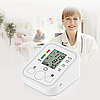 Автоматический электронный тонометр Electronic Blood pressure monitor с индикатором уровня аритмии, фото 10