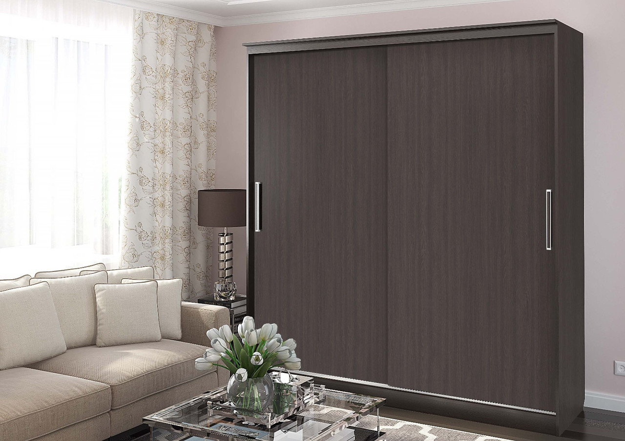 Шкаф-купе модульный "Без зеркала" 1,5м - Венге (Рикко)