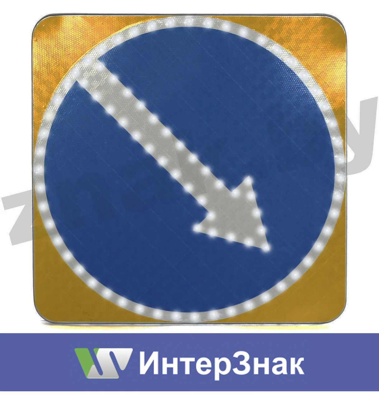 Светодиодный дорожный знак на желтом фоне: продажа, цена в Минске ...