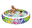 Детский надувной бассейн Pinwheel круглый,интекс intex 56494NP плавательный для купания плавания детей малышей, фото 3