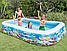 Семейный надувной бассейн Tropical Reef, интекс intex 58485NP плавательный для купания детей и взрослых, фото 3