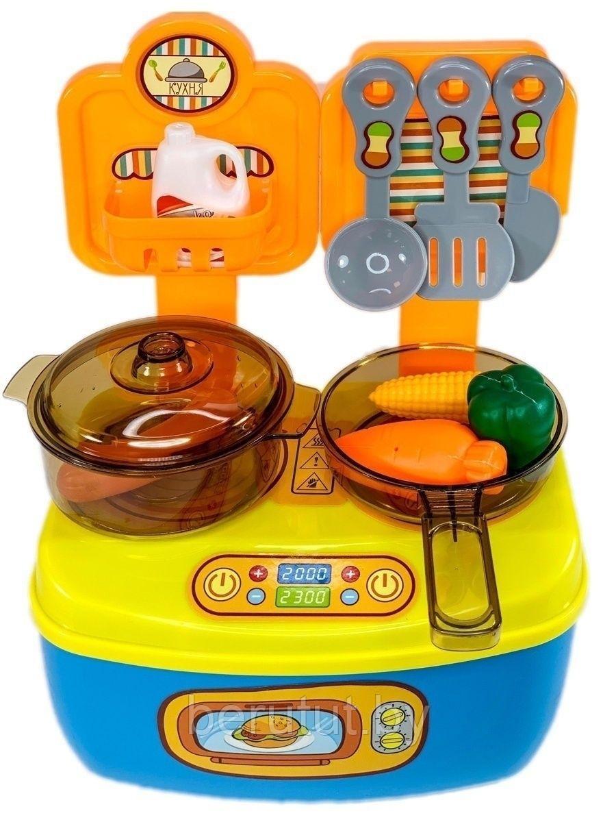 Кухня детская игровая, кухня-чемоданчик игровой набор 18 предметов - фото 4 - id-p206628730