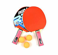 Набор для настольного тенниса RBV (2 ракетки, 3 шарика), в чехле, CLIFF 0003Н