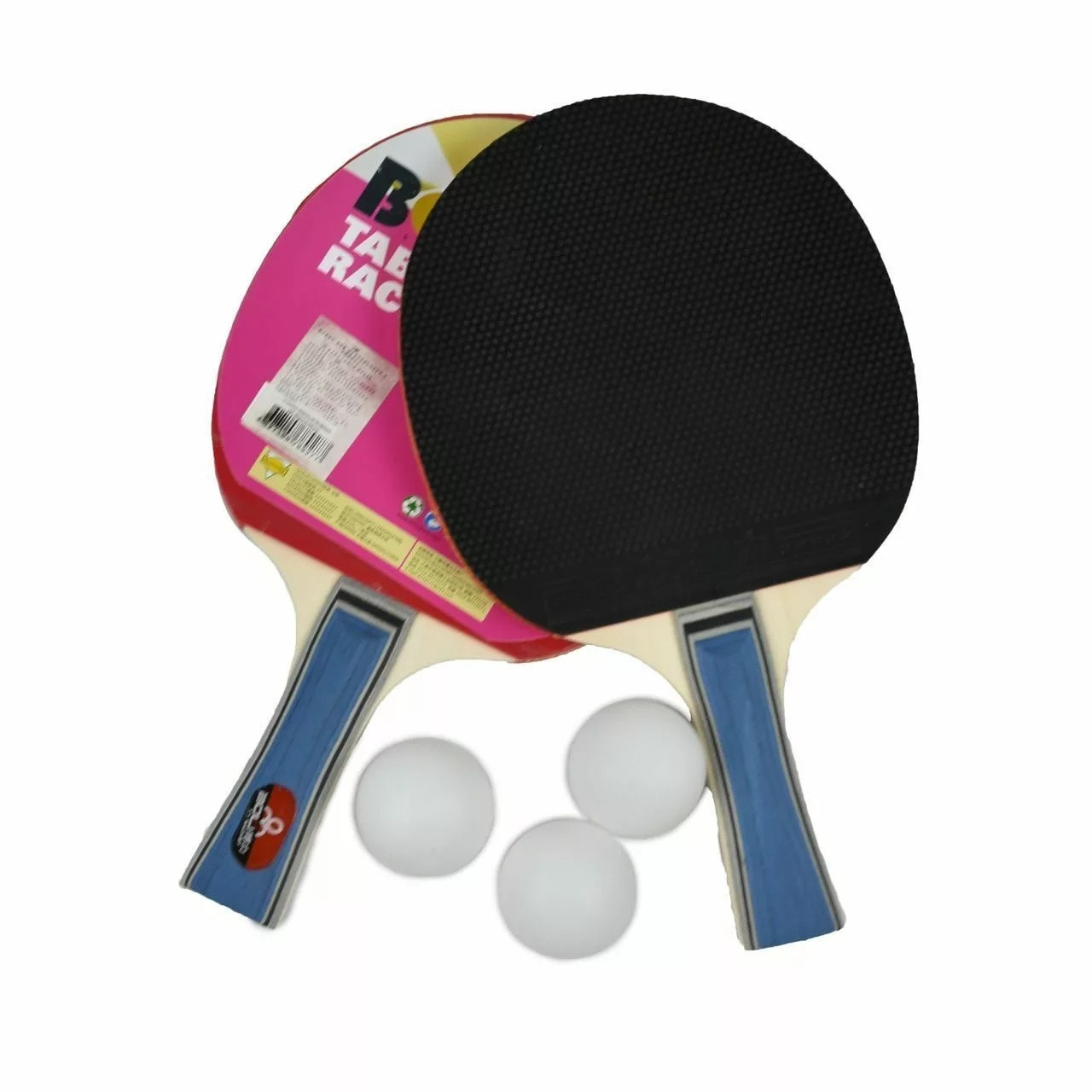 Набор для настольного тенниса BOLY Sports (2 ракетки, 3 шарика), в чехле, 905 - фото 1 - id-p206628781