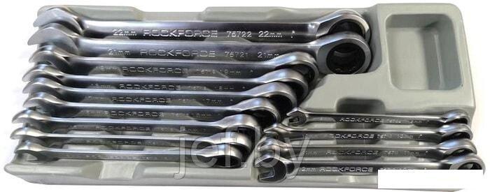 Набор ключей комбинированных трещоточных RF-T51310 13 предметов ROCKFORCE RF-T51310