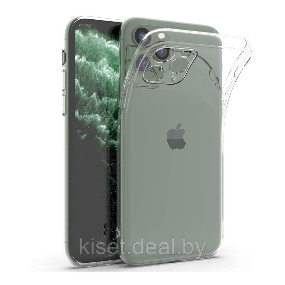 Силиконовый чехол KST SC для Apple iPhone 11 Pro прозрачный - фото 1 - id-p206629835