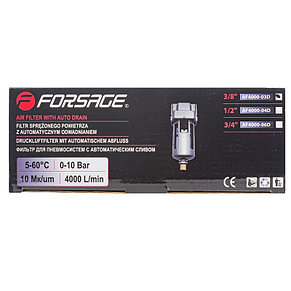 Фильтр воздушный для пневмосистем 3/8" FORSAGE F-AF4000-03D, фото 2