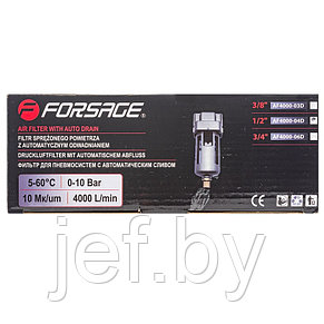 Фильтр воздушный для пневмосистем 1/2" FORSAGE F-AF4000-04D, фото 2