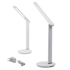Светильник светодиодный настольный 220В (белый) FORCEKRAFT FK-DE1018-W, фото 2