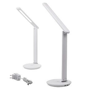 Светильник светодиодный настольный 220В (белый) FORCEKRAFT FK-DE1018-W, фото 2